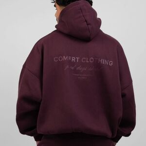 PRICE FIRM! ❤️NIP❤️ COMFRT AFFIRMATION HOODIE MAROON Unisex MEDIUM M